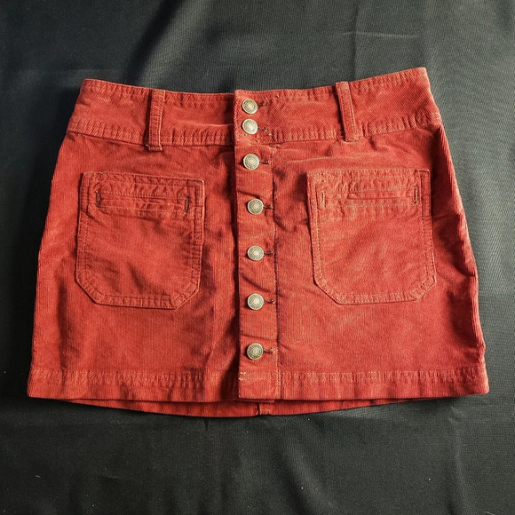 We The Free Dresses & Skirts - We The Free Corduroy‎ Mini Skirt Orange 27
